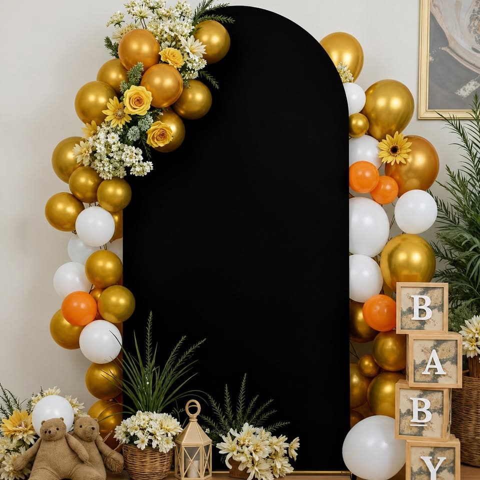 Black Arched Backdrop Cover thumbnail 2