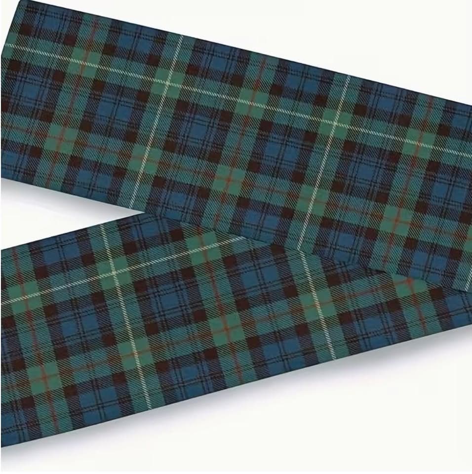 Plaid Table Runners (Green & Blue) thumbnail 2