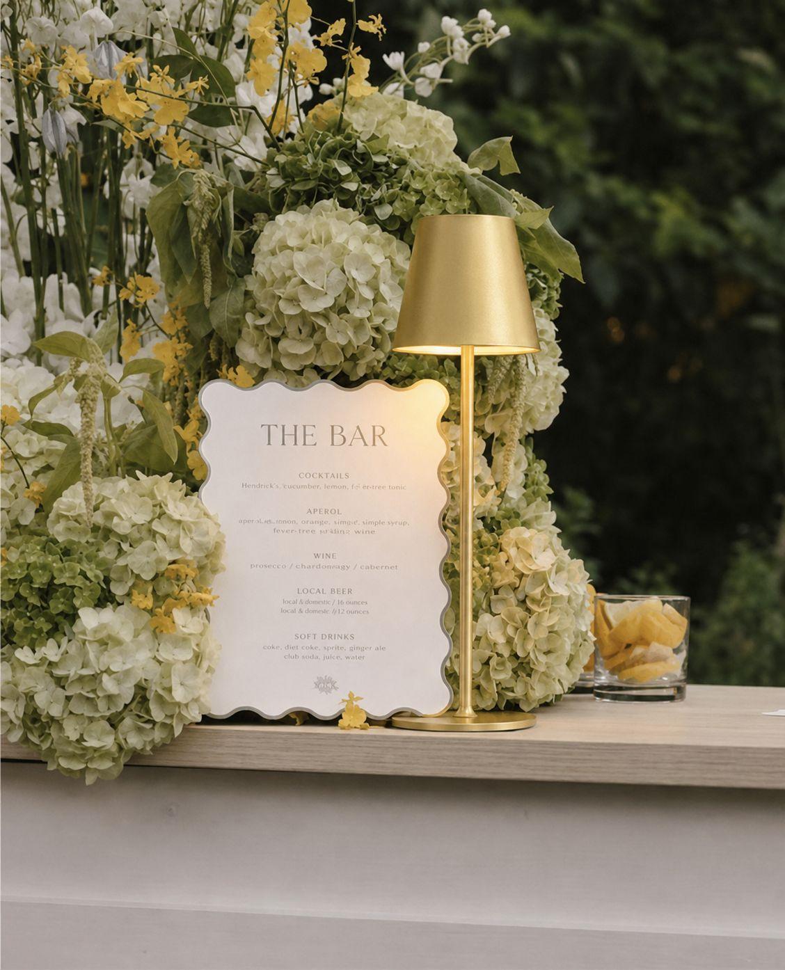 Gold LED Table Lamps — photo 1