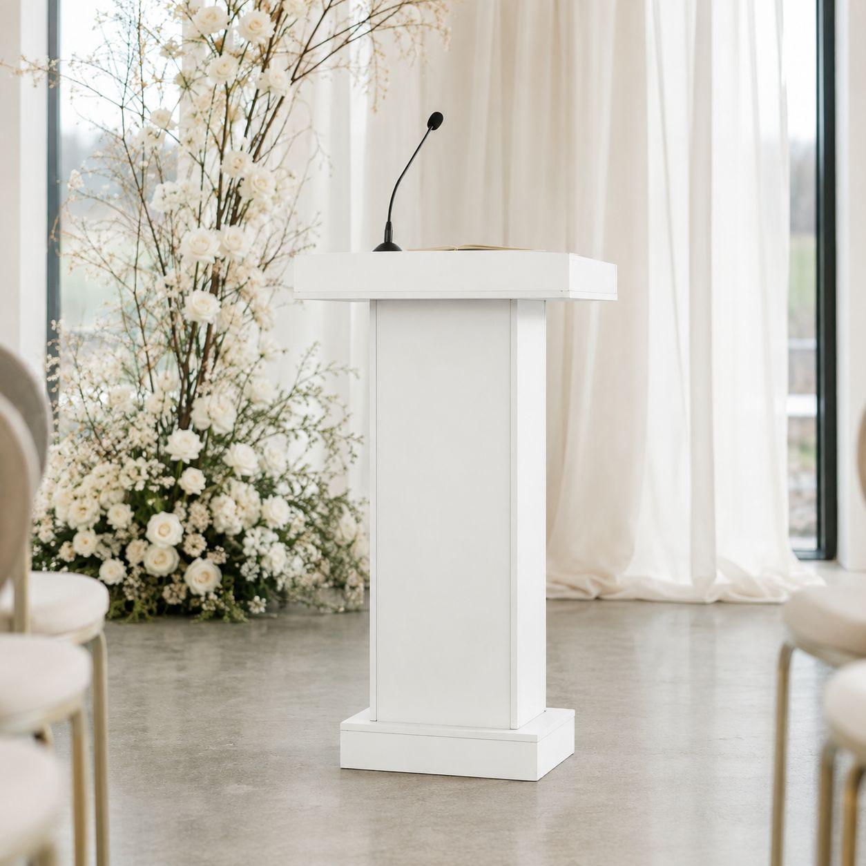 White Podium — photo 1