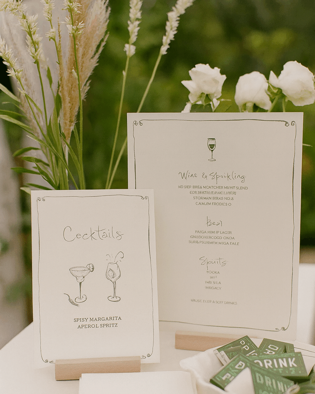 Rustic Wooden Card Holder — photo 1